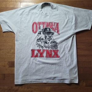 Vintage Ottawa Lynx Baseball TShirt